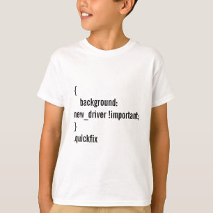 Programmeer grap voor nieuwe chauffeurs t-shirt