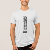 Programmeerbare thermostaat Tri-Blend shirt (Voorkant)