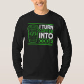 Programmeercode koffiecode coderen softwareontwikk t-shirt (Voorkant)