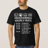 Programmeercodefather Software Engineer Hackers T-shirt (Voorkant)