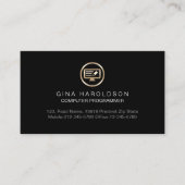 Programmeercodercomputer - Technisch Visitekaartje (Voorkant)