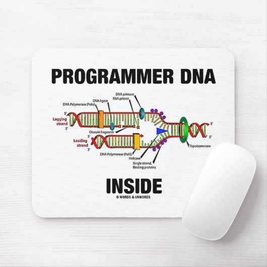 ProgrammeerDNA Inside (DNA-replicatie) Muismat (Met muis)
