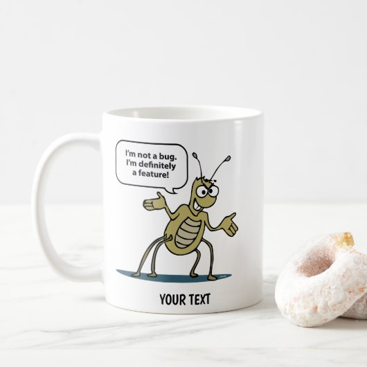 Programmeerfunctie Bug Koffiemok (Met donut)