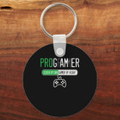 Programmeergamer Gamer Coder Developer PC IT Gift Sleutelhanger (Voorkant)