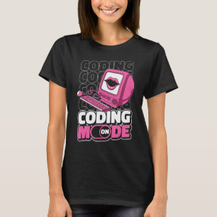 Programmeermodus op programmeercoderingsontwikkela t-shirt