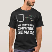 Programmeerontwikkelaarsoftware Funny Computer T-shirt (Voorkant)