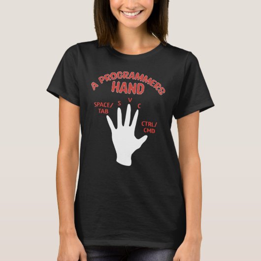 Programmeerprogrammeurs Handsoftware ontwikkelaar T-shirt (Voorkant)