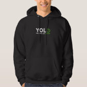 Programmeersoftware engineer coder Alleen live Hoodie (Voorkant)
