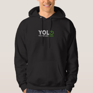 Programmeersoftware engineer coder Alleen live Hoodie