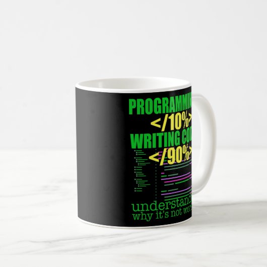 Programmeersoftware ontwikkelaar Computer Engineer Koffiemok (Voorkant rechts)