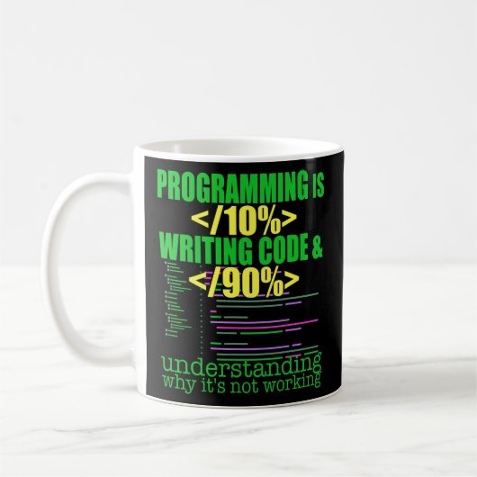 Programmeersoftware ontwikkelaar Computer Engineer Koffiemok (Links)