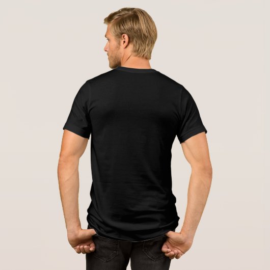 Programmeersticker - Leuke code- en techdesign Tri-Blend Shirt (Achterkant volledig)