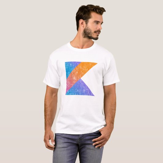 programmeertaal Kotlin T-shirt (Voorkant volledig)