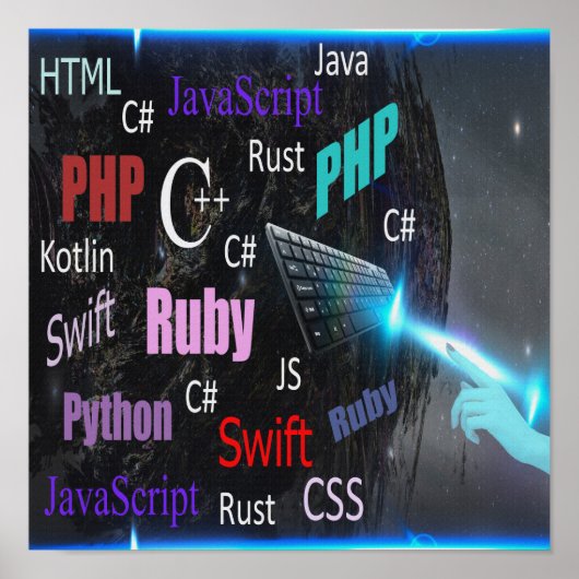 Programmeertalen Poster (Voorkant)