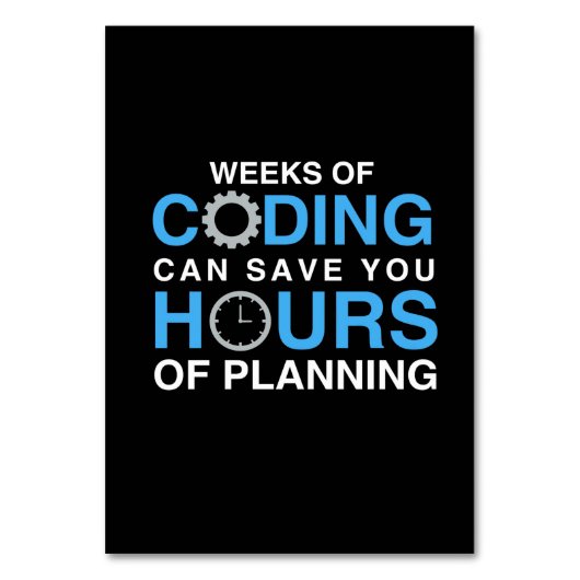 Programmeerweken Kaart (Voorkant)