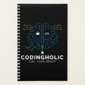 Programmer Brain Coding Daily Planner (Devant)