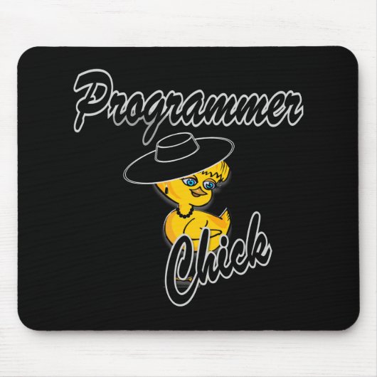 Programmer Chick #4 Muismat (Voorkant)