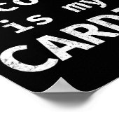 Programmer Coding Running Code is Mijn Cardio Poster (Hoek)