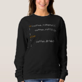 Programmer Coffee For Coders Trui (Voorkant)