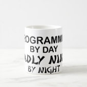Programmer Deadly Ninja bij nacht Koffiemok (Center)