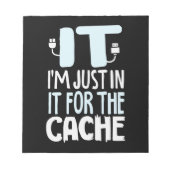 Programmer enkel in IT voor het Geheime voorgeheug Notitieblok (Voorkant)