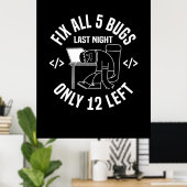 Programmer Fix alle 5 buisjes Poster (Thuiskantoor)