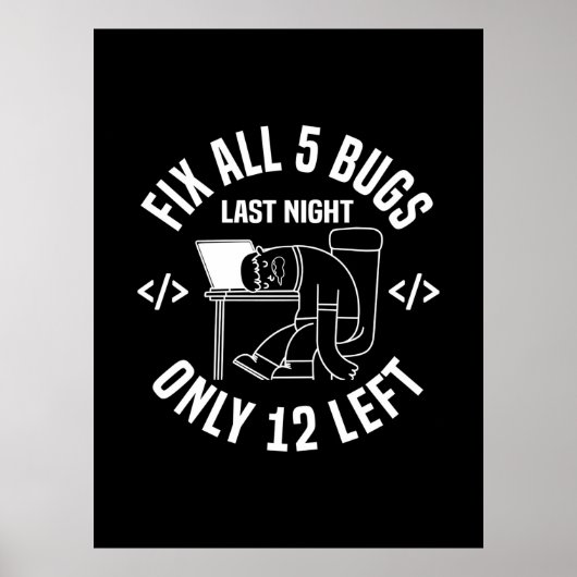 Programmer Fix alle 5 buisjes Poster (Voorkant)