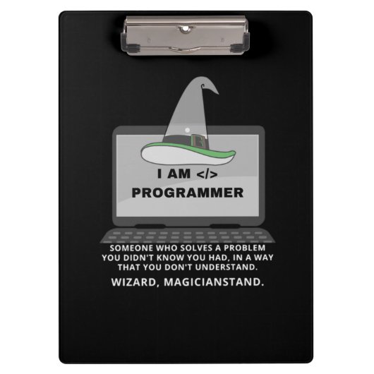 Programmer Funny Definition Klembord (Voorkant)
