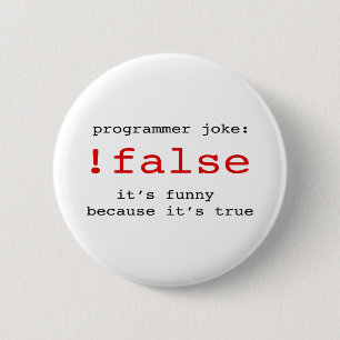 PROGRAMMER JOKE RONDE BUTTON 5,7 CM