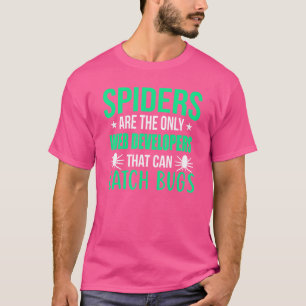 Programmer Joke Spiders zijn de enige webontwikkel T-shirt