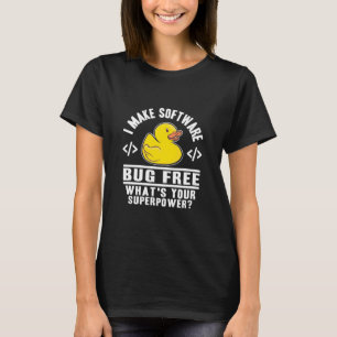 Programmer maakt software gratis t-shirt