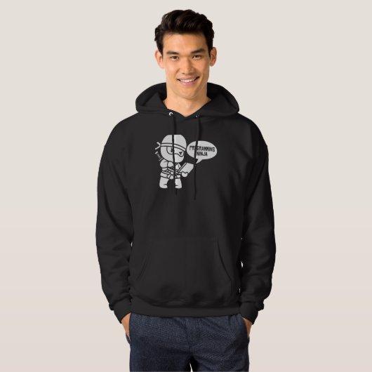Programmer Ninja Software Engineer Coding - Develo Hoodie (Voorkant volledig)