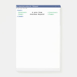 Programmer Notitieblok Coder Format Computer Scien Post-it® Notes