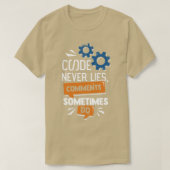 Programmer Programmering Foutopsporing Codercode C T-shirt (Design voorkant)
