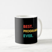 Programmer Retro Best Programmer ooit Koffiemok (Voorkant rechts)