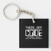 Programmer schrijft Code zonder bugs Sleutelhanger (Voorkant)