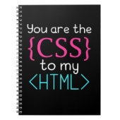 Programmer U bent de css naar mijn HTML Notitieboek (Voorkant)