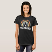 Programmer voor de regenboogprogrammering voor vro t-shirt (Voorkant volledig)