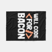 Programmer zal code voor Bacon Fleece Deken (Voorkant (Horizontaal))