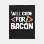 Programmer zal code voor Bacon Fleece Deken (Voorkant)
