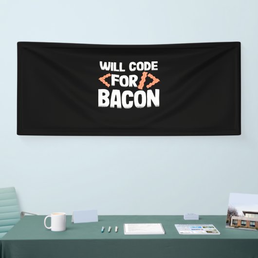 Programmer zal code voor Bacon Spandoek (Beurs)