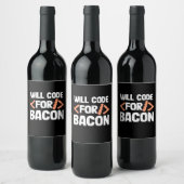 Programmer zal code voor Bacon Wijn Etiket (Flessen)
