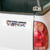 Programmeraars hebben meerdere programmeervaardigh bumpersticker (Op Truck)