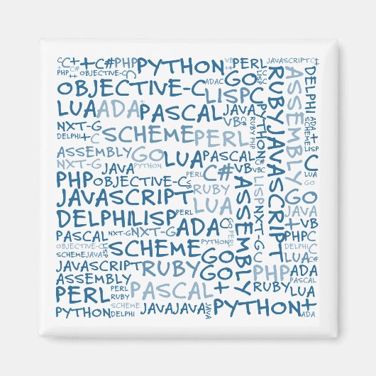 Programmeraars hebben meerdere programmeervaardigh magneet (Voorkant)