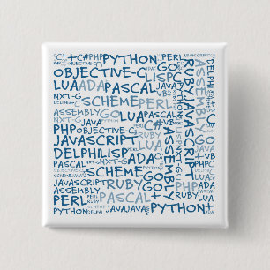 Programmeraars hebben meerdere programmeervaardigh vierkante button 5,1 cm