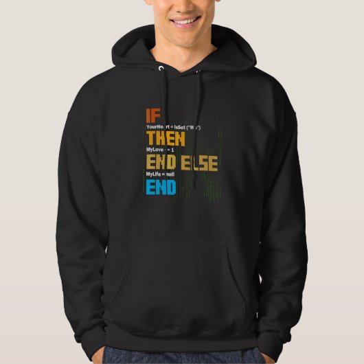 Programmeren Als Dan Syntaxis Programmeur Software Hoodie (Voorkant)
