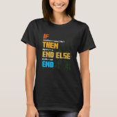 Programmeren Als Dan Syntaxis Programmeur Software T-shirt (Voorkant)