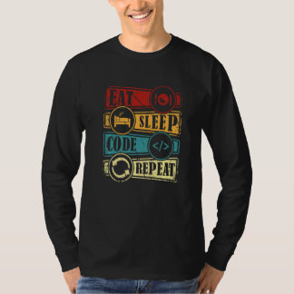Programmeren Computerwetenschap Programmeur Eten C T-shirt