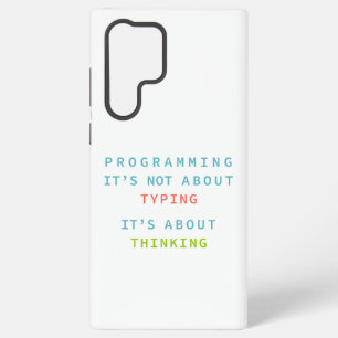 Programmeren Denk Logica Code Ontwikkelaar Citaat Samsung Galaxy Hoesje