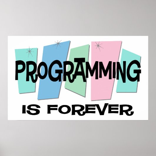 Programmering is altijd poster (Voorkant)